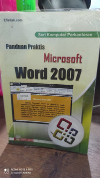 Image of PANDUAN PRAKTIS MICROSOFT WORD 2007